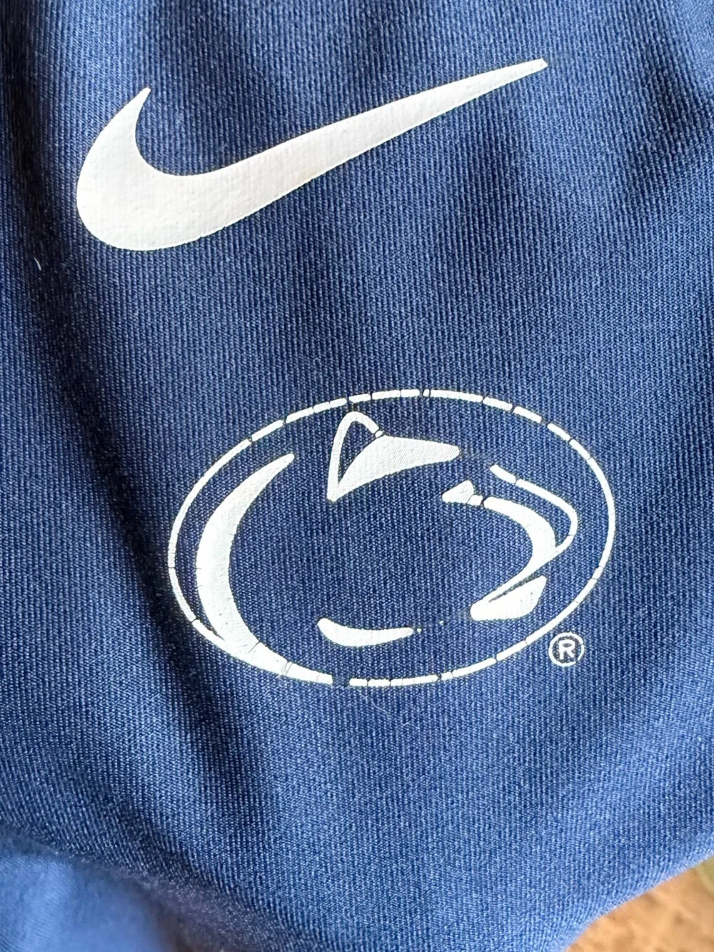 Nike Penn State Navy Leggings with White Swoosh